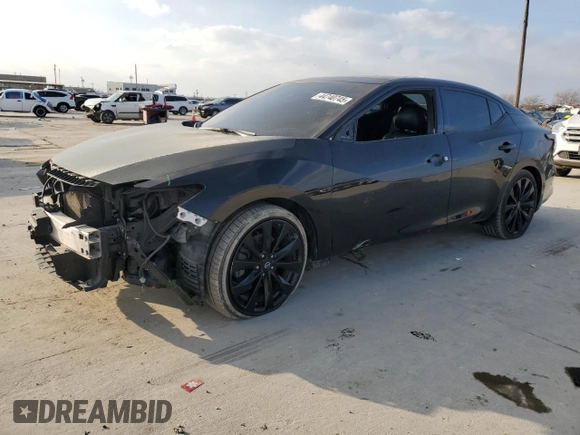 2020 Nissan Maxima SR with VIN 1N4AA6EVXLC366646, listed as a Copart auction lot 44740745 with 104,100 mi miles and Salvage Title. Bid and sale history available at DreamBid. Image 1.