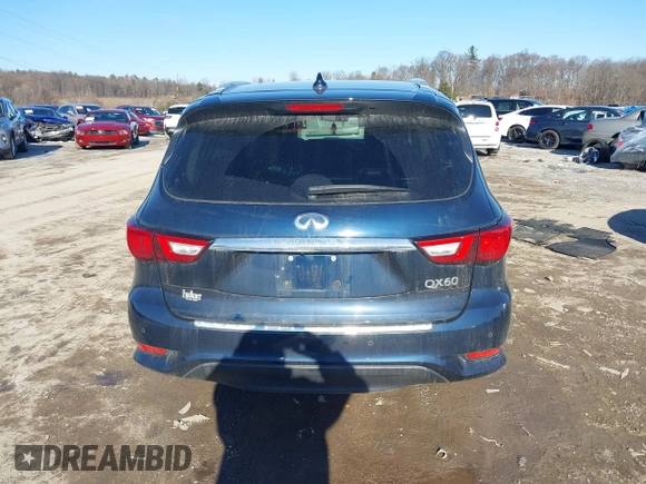 2016 Infiniti QX60 with VIN 5N1AL0MM4GC520196, listed as a IAAI auction lot 41578947 with 90,241 mi miles and . Bid and sale history available at DreamBid. Image 16.