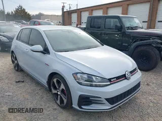 2018 Volkswagen Golf GTI S with VIN 3VW447AUXJM260868, listed as a IAAI auction lot 41683712 with 100,580 mi miles. Bid and sale history available at carsss.com. Image 1.