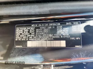 2021 Volvo XC90 Inscription with VIN YV4A22PL7M1716627, listed as a Copart auction lot 63873165 with Not provided miles and Non repairable. Bid and sale history available at DreamBid. Image 13.