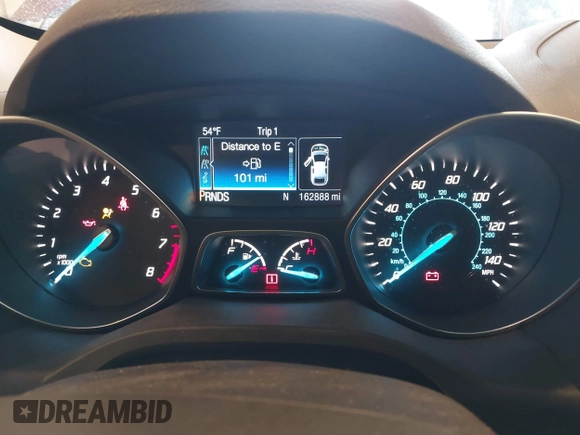 2014 Ford Escape Titanium with VIN 1FMCU0JX6EUC58726, listed as a IAAI auction lot 41656779 with 162,888 mi miles. Bid and sale history available at carsss.com. Image 7.