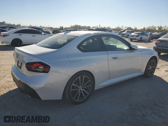 2023 BMW 2 Series 230i xDrive with VIN 3MW33CM06P8D23448, listed as a Copart auction lot 83794644 with 17,213 mi miles and Salvage Title. Bid and sale history available at carsss.com. Image 3.