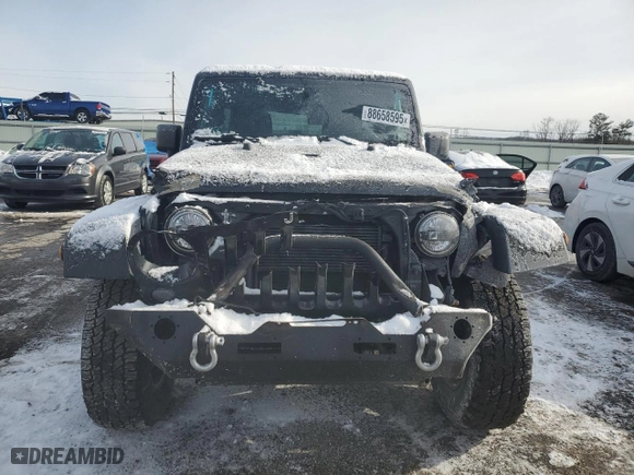 2018 Jeep Wrangler JK Unlimited Sport with VIN 1C4BJWDG4JL820551, listed as a Copart auction lot 45818375 with NaN miles and Salvage Title. Bid and sale history available at carsss.com. Image 5.
