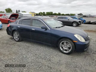 2005 Infiniti G35 Sedan with VIN JNKCV51E95M205580, listed as a Copart auction lot 51967025 with 168,527 mi miles and Salvage Title. Bid and sale history available at carsss.com. Image 4.