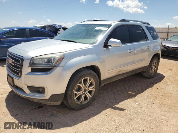 2014 GMC Acadia SLT z VIN 1GKKVRKDXEJ239690, wystawiony jako Copart lot #54923215 z przebiegiem 156 893 mil mil oraz Tytuł czysty. Historia ofert i sprzedaży dostępna na DreamBid. Obrazek 1.
