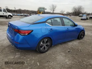 2021 Nissan Sentra SV with VIN 3N1AB8CV5MY247212, listed as a Copart auction lot 84419924 with 71,905 mi miles and Salvage Title. Bid and sale history available at carsss.com. Image 3.