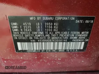 2019 Subaru Legacy Sport with VIN 4S3BNAS67K3008146, listed as a Copart auction lot 48481935 with 44,237 mi miles and Salvage Title. Bid and sale history available at carsss.com. Image 12.