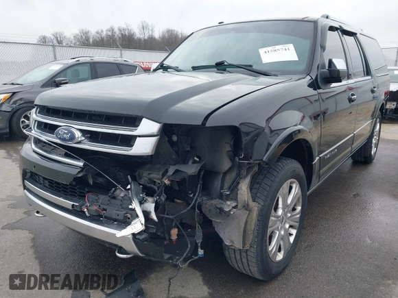 2015 Ford Expedition Max Platinum с VIN 1FMJK1MT9FEF18642, выставлен на аукционе IAAI как лот 41585741 с пробегом 134 911 миль миль и . История ставок и продаж доступна на DreamBid. Изображение 6.