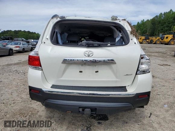 2011 Toyota Highlander Limited with VIN 5TDDK3EH2BS065699, listed as a Copart auction lot 57213085 with 250,015 mi miles and Salvage title. Bid and sale history available at DreamBid. Image 6.