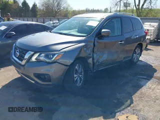2019 Nissan Pathfinder S with VIN 5N1DR2MN8KC622318, listed as a IAAI auction lot 41997128 with 46,310 mi miles and . Bid and sale history available at DreamBid. Image 2.