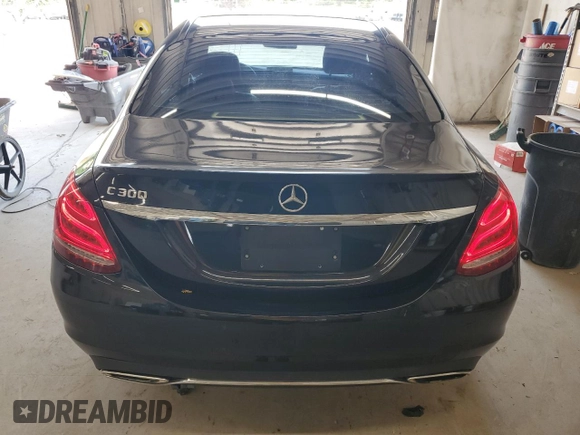 2016 Mercedes-Benz C 300 with VIN 55SWF4JB4GU098461, listed as a Copart auction lot 62498395 with 86,167 mi miles and Clean title. Bid and sale history available at DreamBid. Image 6.