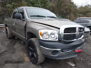 2008 Dodge Ram 1500 SLT with VIN 1D7HU18208J199551, listed as a IAAI auction lot 41127674 with 187,198 mi miles. Bid and sale history available at carsss.com. Image 1.