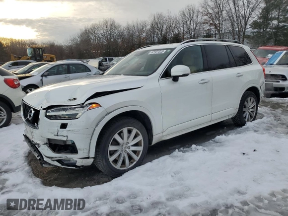 2016 Volvo XC90 T6 Momentum with VIN YV4A22PK5G1078003, listed as a Copart auction lot 42907025 with 75,571 mi miles and Salvage Title. Bid and sale history available at carsss.com. Image 1.
