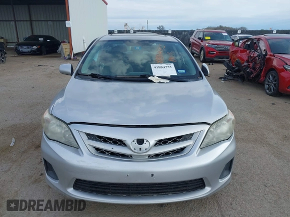 2011 Toyota Corolla L with VIN 2T1BU4EEXBC571707, listed as a IAAI auction lot 41884755 with 200,210 mi miles. Bid and sale history available at carsss.com. Image 12.