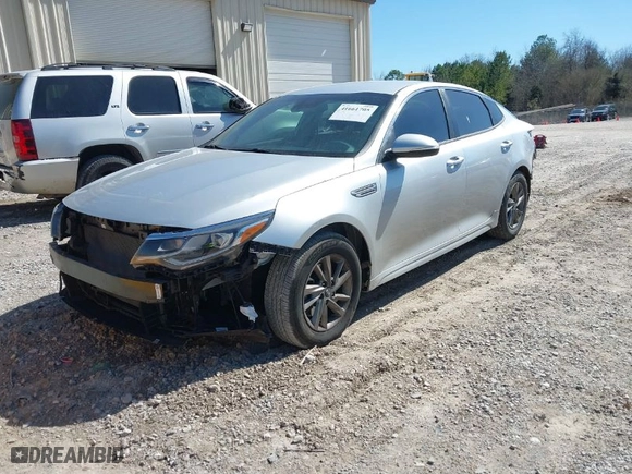 2020 Kia Optima LX with VIN 5XXGT4L34LG385861, listed as a IAAI auction lot 41661705 with 116,342 mi miles. Bid and sale history available at carsss.com. Image 2.