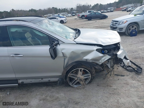 2017 Hyundai Santa Fe Limited Ultimate with VIN KM8SRDHF2HU175865, listed as a IAAI auction lot 41513550 with 1 mi miles. Bid and sale history available at carsss.com. Image 14.