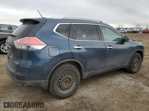 2016 Nissan Rogue SV with VIN 5N1AT2MV1GC854755, listed as a Copart auction lot 52202845 with 212,922 mi miles and Salvage Title. Bid and sale history available at carsss.com. Image 3.