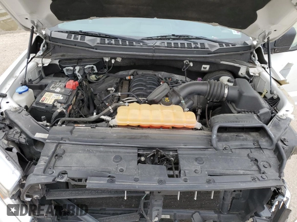 2018 Ford F-150 XL with VIN 1FTEW1C53JKC18828, listed as a Copart auction lot 50357415 with 128,689 mi miles and Salvage Title. Bid and sale history available at DreamBid. Image 12.