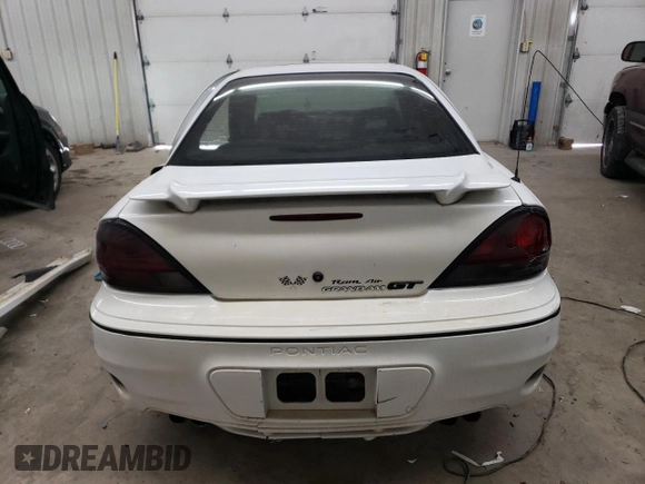 2001 Pontiac Grand Am GT with VIN 1G2NW52E21C196117, listed as a Copart auction lot 41983195 with 0 mi miles and Salvage Title. Bid and sale history available at carsss.com. Image 6.
