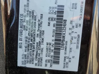 2012 Ford Mustang V6 Premium with VIN 1ZVBP8AM5C5224048, listed as a Copart auction lot 53483965 with 54,510 mi miles and Salvage Title. Bid and sale history available at carsss.com. Image 14.
