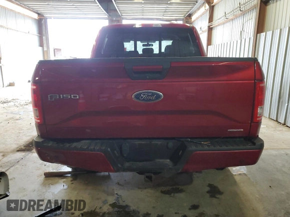 2016 Ford F-150 XLT with VIN 1FTEW1EF0GFA94752, listed as a Copart auction lot 49708005 with Not Provided miles and Salvage Title. Bid and sale history available at carsss.com. Image 6.
