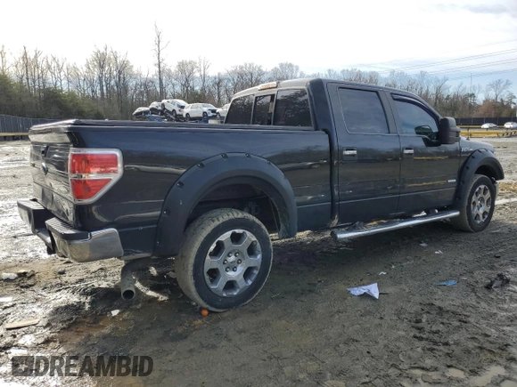 2012 Ford F-150 XL with VIN 1FTFW1ET2CKE11636, listed as a Copart auction lot 44037475 with 125,803 mi miles and Salvage Title. Bid and sale history available at carsss.com. Image 3.