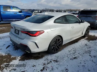 2021 BMW 4 Series M440i xDrive with VIN WBA13AR07MCF79691, listed as a Copart auction lot 88625335 with 35,234 mi miles and Salvage Title. Bid and sale history available at DreamBid. Image 3.
