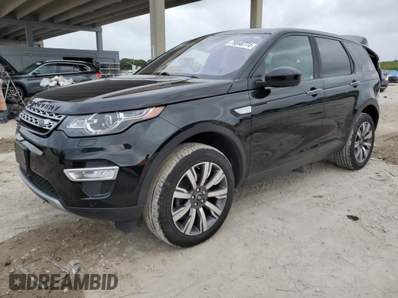 2018 Land Rover Discovery with VIN SALCT2RX2JH743545, listed as a Copart auction lot 79046774 with 76,337 mi miles and Salvage Title. Bid and sale history available at DreamBid. Image 1.