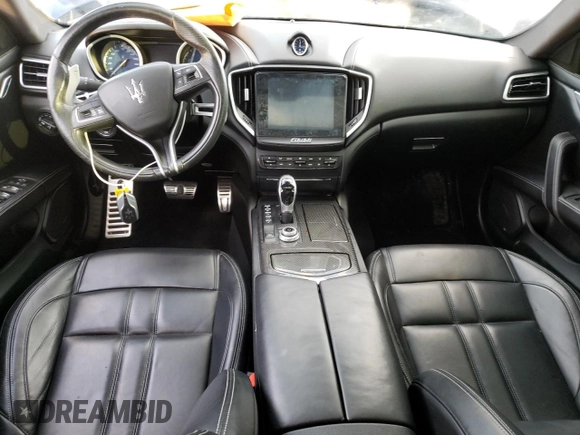 2017 Maserati Ghibli S Q4 with VIN ZAM57RTS4H1242858, listed as a Copart auction lot 73480692 with 61,341 mi miles. Bid and sale history available at carsss.com. Image 8.
