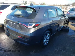 2024 Honda HR-V LX with VIN 3CZRZ1H3XRM732805, listed as a IAAI auction lot 41161439 with 6,948 mi miles. Bid and sale history available at carsss.com. Image 4.