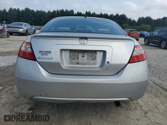 2009 Honda Civic Cpe LX with VIN 2HGFG12629H521583, listed as a Copart auction lot 66502414 with 136,478 mi miles and Salvage Title. Bid and sale history available at carsss.com. Image 6.