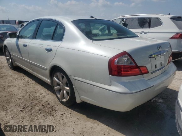2005 Infiniti Q45 z VIN JNKBF01A45M101796, wystawiony jako Copart lot #74363984 z przebiegiem Nie podano mil oraz Nie do naprawy • Non repairable. Historia ofert i sprzedaży dostępna na DreamBid. Obrazek 2.
