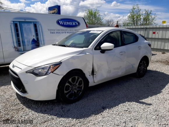 2019 Toyota Yaris Sedan L with VIN 3MYDLBYVXKY521449, listed as a Copart auction lot 48891063 with 32,710 mi miles. Bid and sale history available at carsss.com. Image 1.