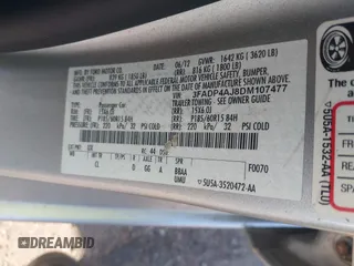 2013 Ford Fiesta S с VIN 3FADP4AJ8DM107477, выставлен на аукционе IAAI как лот 42474054 с пробегом 109 114 миль миль и . История ставок и продаж доступна на DreamBid. Изображение 9.