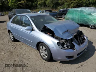 2008 Kia Spectra EX with VIN KNAFE122485516924, listed as a Copart auction lot 74255984 with 196,207 mi miles and Salvage Title. Bid and sale history available at carsss.com. Image 4.