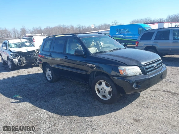 2006 Toyota Highlander w/3rd Row with VIN JTEEP21A660150722, listed as a IAAI auction lot 41765178 with 246,090 mi miles. Bid and sale history available at carsss.com. Image 1.
