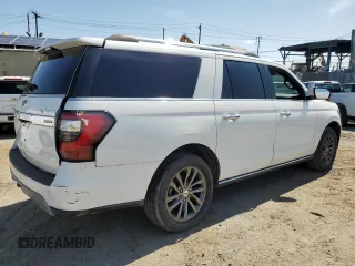 2020 Ford Expedition Max Limited z VIN 1FMJK2AT2LEA88717, wystawiony jako Copart lot #49254215 z przebiegiem Nie podano mil oraz Szkoda całkowita • Salvage title. Historia ofert i sprzedaży dostępna na DreamBid. Obrazek 3.