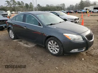 2013 Buick Regal Premium 1 with VIN 2G4GS5ERXD9225742, listed as a Copart auction lot 43608985 with 181,443 mi miles and Salvage title. Bid and sale history available at DreamBid. Image 4.