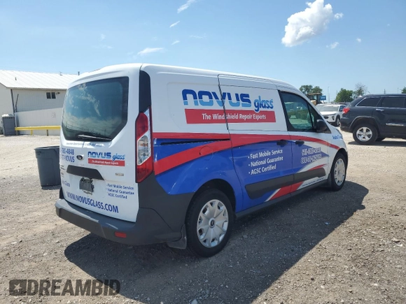 2015 Ford Transit Connect with VIN NM0LE7EX4F1191578, listed as a Copart auction lot 63428285 with 207,588 mi miles and Salvage title. Bid and sale history available at DreamBid. Image 3.