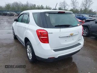 2016 Chevrolet Equinox LS with VIN 2GNALBEK5G6211527, listed as a IAAI auction lot 41824325 with 155,066 mi miles. Bid and sale history available at carsss.com. Image 3.
