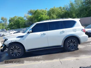 2018 Nissan Armada Platinum with VIN JN8AY2NE7J9730759, listed as a IAAI auction lot 39541925 with 83,001 mi miles. Bid and sale history available at carsss.com. Image 15.