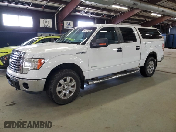 2011 Ford F-150 XLT with VIN 1FTFW1ET5BFC01720, listed as a Copart auction lot 52070125 with 192,160 mi miles and Salvage Title. Bid and sale history available at carsss.com. Image 1.