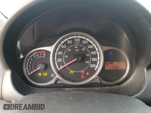 2012 Mazda 2 Sport with VIN JM1DE1KY8C0145089, listed as a Copart auction lot 52093925 with 211,282 mi miles and Salvage Title. Bid and sale history available at DreamBid. Image 9.