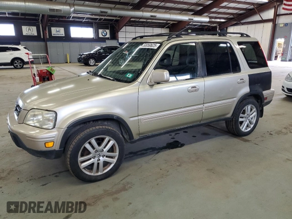2000 Honda CR-V SE with VIN JHLRD1871YC058196, listed as a Copart auction lot 53050625 with 243,605 mi miles and Clean Title. Bid and sale history available at carsss.com. Image 1.
