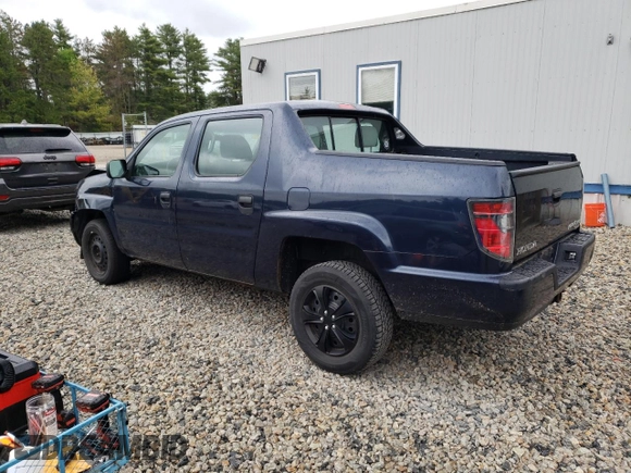2012 Honda Ridgeline RT with VIN 5FPYK1F27CB454710, listed as a Copart auction lot 57634595 with 168,131 mi miles and Salvage title. Bid and sale history available at DreamBid. Image 2.