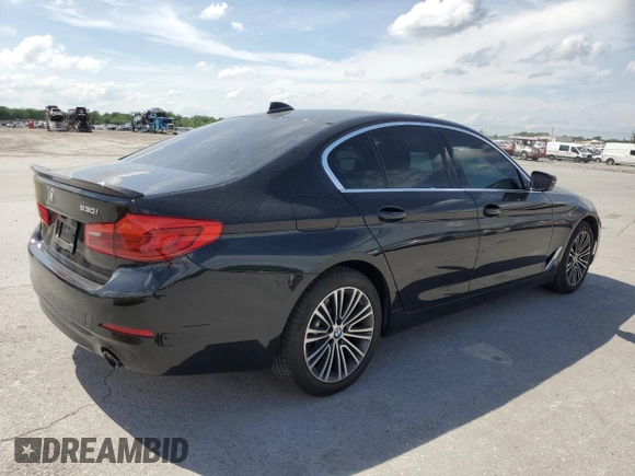 2020 BMW 5 Series 530i z VIN WBAJR3C03LWW80613, wystawiony jako Copart lot #55507195 z przebiegiem 14 312 mil mil oraz Szkoda całkowita • Salvage title. Historia ofert i sprzedaży dostępna na DreamBid. Obrazek 3.