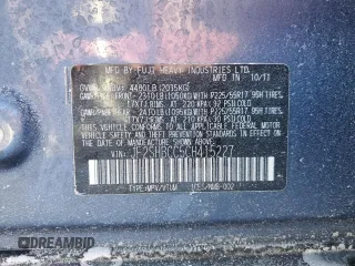 2012 Subaru Forester 2.5X Premium with VIN JF2SHBCC5CH415227, listed as a Copart auction lot 89391665 with 104,396 mi miles and Salvage Title. Bid and sale history available at carsss.com. Image 13.