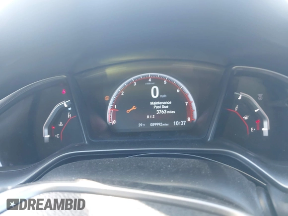 2020 Honda Civic Si with VIN 2HGFC1E54LH704828, listed as a IAAI auction lot 41300541 with 89,992 mi miles and . Bid and sale history available at DreamBid. Image 7.