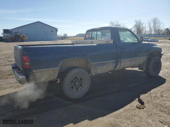 1994 Dodge Ram 1500 with VIN 1B7HF16ZXRS639047, listed as a Copart auction lot 49283255 with 155,182 mi miles and Clean Title. Bid and sale history available at carsss.com. Image 3.