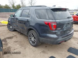 2017 Ford Explorer Sport with VIN 1FM5K8GT7HGC82568, listed as a IAAI auction lot 41705450 with 91,694 mi miles and . Bid and sale history available at carsss.com. Image 15.
